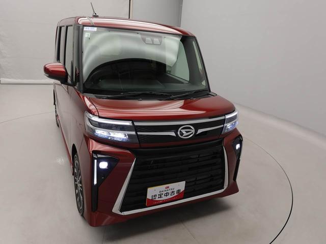 タントカスタムＲＳ　両側電動スライドドア　スマートキー　ターボ車衝突軽減ブレーキ　ＬＥＤヘッドライト　アルミホイール　プッシュボタンスタート　アイドリングストップ　バックカメラ　障害物センサー　運転席・助手席シートヒーター　盗難防止システム　電動パーキングブレーキ（愛知県）の中古車
