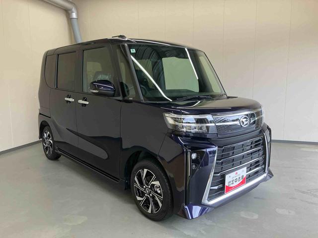 タントカスタムＸディスプレイオーディオ　バックモニター　プッシュボタンスタート　キーフリー　電動パーキングブレーキ　両側パワースライドドア　シートヒーター　オートエアコン　スマートアシスト　ＬＥＤ　イージークローザー（三重県）の中古車