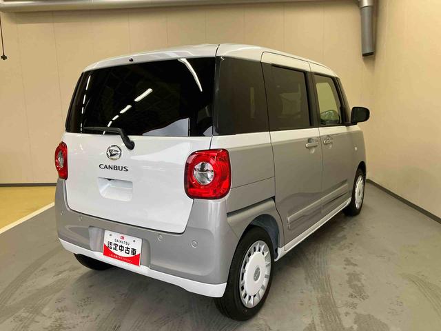 ムーヴキャンバスストライプスＧ／ナビ／バックモニター／ドライブレコーダー両側パワースライドドア　スライドドアイージークローザー　ナビ　バックモニター　ドライブレコーダー　オートエアコン　前席シートヒーター　インパネシフト　キーフリー　電動パーキングブレーキ　２トーン（三重県）の中古車