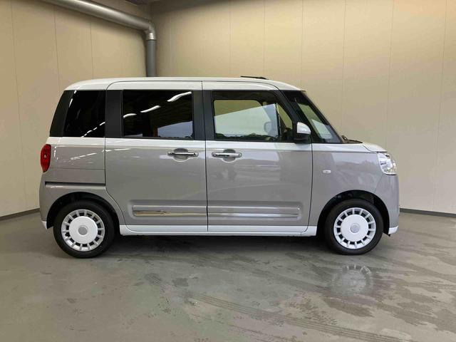 ムーヴキャンバスストライプスＧ／ナビ／バックモニター／ドライブレコーダー両側パワースライドドア　スライドドアイージークローザー　ナビ　バックモニター　ドライブレコーダー　オートエアコン　前席シートヒーター　インパネシフト　キーフリー　電動パーキングブレーキ　２トーン（三重県）の中古車