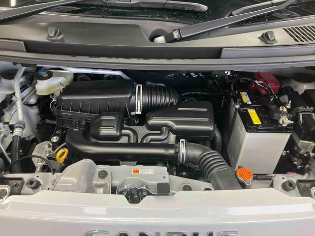 ムーヴキャンバスストライプスＧ／ナビ／バックモニター／ドライブレコーダー両側パワースライドドア　スライドドアイージークローザー　ナビ　バックモニター　ドライブレコーダー　オートエアコン　前席シートヒーター　インパネシフト　キーフリー　電動パーキングブレーキ　２トーン（三重県）の中古車