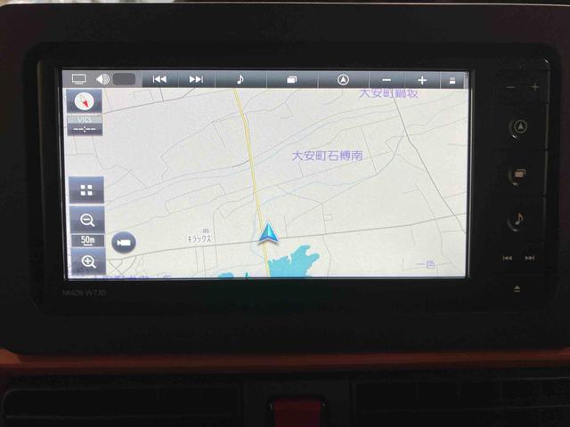 タントファンクロス／ナビ／バックモニター／ドライブレコーダー両側パワースライドドア　イージークローザー　ナビ　バックモニター　ドライブレコーダー　プッシュボタンスタート　キーフリー　電動パーキングブレーキ　撥水加工　防水加工　ルーフレール　ミラクルオープンドア（三重県）の中古車