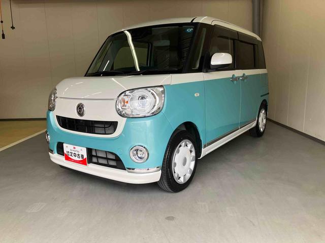 ムーヴキャンバスＧメイクアップリミテッド　ＳＡIII／パノラマモニター純正ナビ　パノラマモニター　ドライブレコーダー　ＥＴＣ　両側パワースライドドア　オートエアコン　オートハイビーム　コーナーセンサー　スマートアシスト　２トーン　キーフリー　プッシュボタンスタート（三重県）の中古車