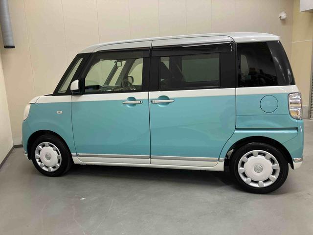 ムーヴキャンバスＧメイクアップリミテッド　ＳＡIII／パノラマモニター純正ナビ　パノラマモニター　ドライブレコーダー　ＥＴＣ　両側パワースライドドア　オートエアコン　オートハイビーム　コーナーセンサー　スマートアシスト　２トーン　キーフリー　プッシュボタンスタート（三重県）の中古車