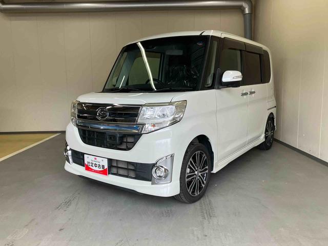 タントカスタムＲＳ　トップエディションＳＡII／ターボ純正７インチナビ　バックモニター　ＥＴＣ　両側電動スライドドア　プッシュボタンスタート　キーフリー　オートエアコン　ミラクルオープンドア　アルミホイール　ターボ　オートライト　マット　バイザー（三重県）の中古車