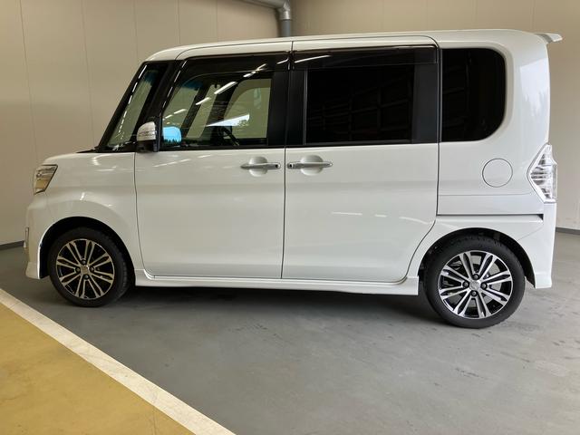 タントカスタムＲＳ　トップエディションＳＡII／ターボ純正７インチナビ　バックモニター　ＥＴＣ　両側電動スライドドア　プッシュボタンスタート　キーフリー　オートエアコン　ミラクルオープンドア　アルミホイール　ターボ　オートライト　マット　バイザー（三重県）の中古車