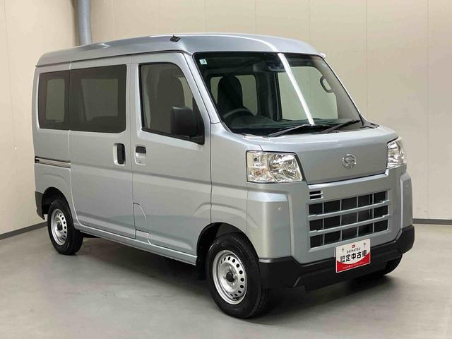 ハイゼットカーゴＤＸ／２ＷＤ／ＣＶＴＡＭ／ＦＭラジオ　前席パワーウィンドウ　キーレスエントリー　オーバーヘッドシェルフ　インパネシフト　スマートアシスト　オートハイビーム　オートライト　コーナーセンサー　スクエアボディ　両側スライドドア（三重県）の中古車