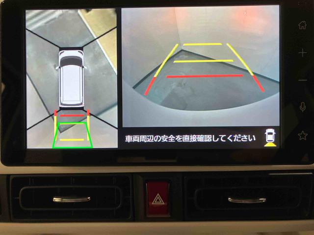 ムーヴキャンバスストライプスＧ９インチスマホ連携ディスプレイオーディオ　パノラマモニター　シートヒーター　両側パワースライドドア　プッシュボタンスタート　キーフリー　電動パーキングブレーキ　ホッとカップホルダー　スマートアシスト（三重県）の中古車