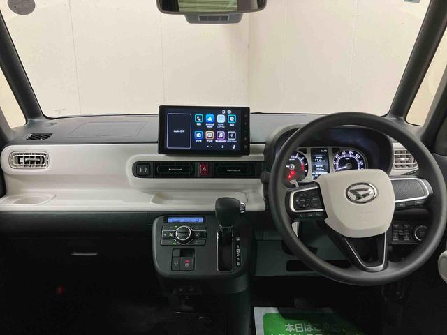 ムーヴキャンバスストライプスＧ９インチスマホ連携ディスプレイオーディオ　パノラマモニター　シートヒーター　両側パワースライドドア　プッシュボタンスタート　キーフリー　電動パーキングブレーキ　ホッとカップホルダー　スマートアシスト（三重県）の中古車