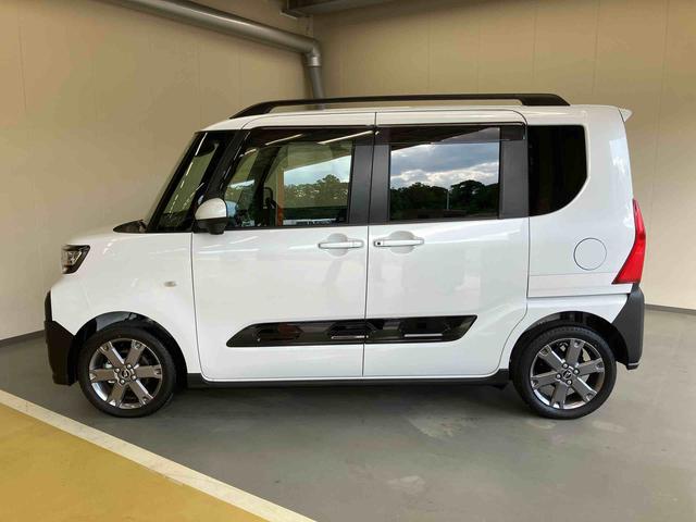 タントファンクロスターボ／４ＷＤ／ナビ／ドラレコ／両側電動スライド走行少ない　ナビ　パノラマモニター　ドラレコ　プッシュボタンスタート　両側電動スライドドア　　オートエアコン　キーフリー　スマアシ　電動パーキングブレーキ　オートライト　イージークローザー（三重県）の中古車