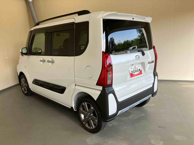 タントファンクロスターボ／４ＷＤ／ナビ／ドラレコ／両側電動スライド走行少ない　ナビ　パノラマモニター　ドラレコ　プッシュボタンスタート　両側電動スライドドア　　オートエアコン　キーフリー　スマアシ　電動パーキングブレーキ　オートライト　イージークローザー（三重県）の中古車