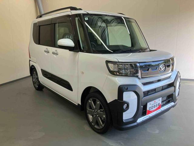 タントファンクロスターボ／４ＷＤ／ナビ／ドラレコ／両側電動スライド走行少ない　ナビ　パノラマモニター　ドラレコ　プッシュボタンスタート　両側電動スライドドア　　オートエアコン　キーフリー　スマアシ　電動パーキングブレーキ　オートライト　イージークローザー（三重県）の中古車