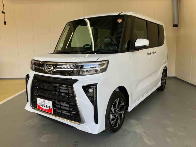 タントカスタムＸ／ディスプレイオーディオ／両側電動スライドディスプレイオーディオ　バックモニター　電動パーキングブレーキ　キーフリー　シートヒーター　両側電動パワースライドドア　オートエアコン　スマートアシスト搭載　イージークローザー　１４インチアルミ（三重県）の中古車