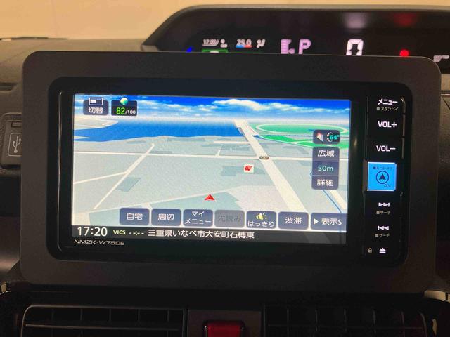 タントカスタムX/ナビ/パノラマモニター/ドラレコナビ パノラマモニター ドライブレコーダー オートエアコン 両側パワースライドドア イージークローザー キーフリー インパネシフト 電動パーキングブレーキ シートヒーター スマートアシスト(三重県)の中古車