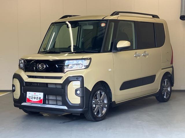 タントファンクロスターボ純正ディスプレイオーディオ　バックモニター　ＥＴＣ　シートヒーター　ターボ車　両側パワースライドドア　コーナーセンサー　オートハイビーム　プッシュボタンスタート　キーフリー　電動パーキングブレーキ（三重県）の中古車