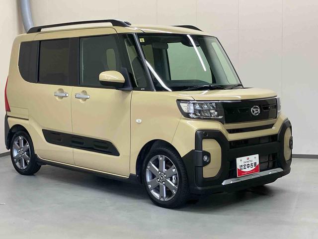 タントファンクロスターボ純正ディスプレイオーディオ　バックモニター　ＥＴＣ　シートヒーター　ターボ車　両側パワースライドドア　コーナーセンサー　オートハイビーム　プッシュボタンスタート　キーフリー　電動パーキングブレーキ（三重県）の中古車