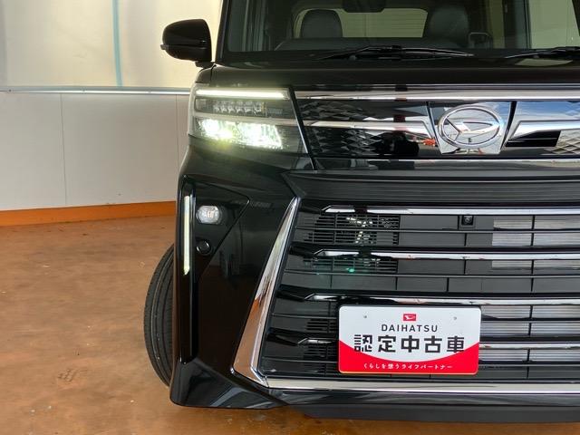 タントカスタムＲＳ届出済未使用車・両側電動スライドドア・コーナーセンサー・プッシュボタンスタート・ステアリングスイッチ・オートエアコン・キーフリー・シートヒーター・アルミホイール・全周囲カメラ対応・パワーウィンドウ（佐賀県）の中古車