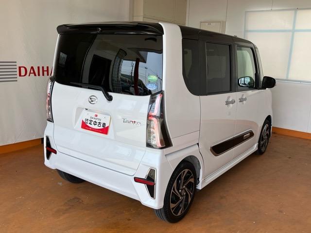 タントカスタムＲＳスタイルセレクション両側電動スライドドア・ＥＴＣ・プッシュボタンスタート・ステアリングスイッチ・オートエアコン・キーフリー・コーナーセンサー・アルミホイール・シートヒーター・パワーウィンドウ（佐賀県）の中古車