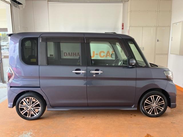 タントカスタムＲＳ　トップエディションＳＡIII両側電動スライドドア・ドラレコ・バックモニター・プッシュボタンスタート・ステアリングスイッチ・オートエアコン・キーフリー・アルミホイール・運転席シートヒーター・パワーウィンドウ（佐賀県）の中古車