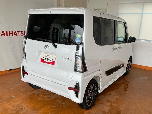 タントカスタムＸスタイルセレクション両側電動スライドドア・プッシュボタンスタート・ステアリングスイッチ・オートエアコン・キーフリー・コーナーセンサー・アルミホイール・シートヒーター・全周囲カメラ対応・パワーウィンドウ（佐賀県）の中古車