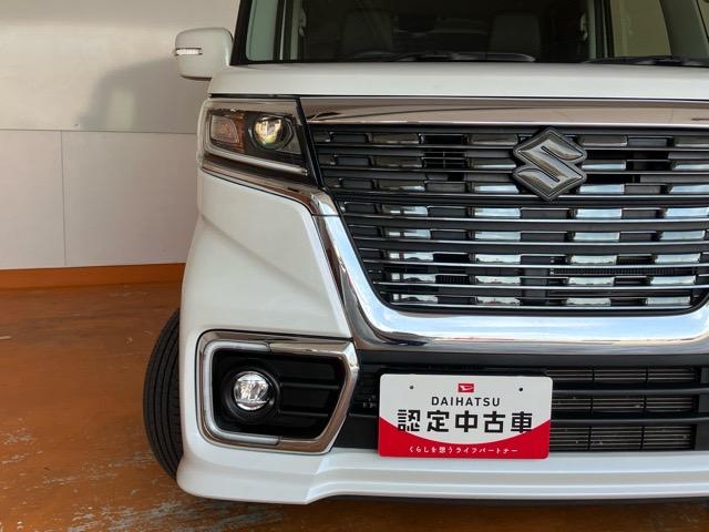 スペーシアカスタムハイブリッドＸＳ両側電動スライドドア・バックモニター・コーナーセンサー・プッシュボタンスタート・オートエアコン・キーフリー・運転席シートヒーター・ベンチシート・アルミホイール・パワーウィンドウ（佐賀県）の中古車
