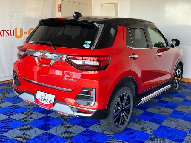 ロッキーGプッシュボタンスタート・ステアリングスイッチ・オートエアコン・キーフリーシステム・コーナーセンサー・アルミホイール・全周囲カメラ対応・シートヒーター・パワーウィンドウ(佐賀県)の中古車