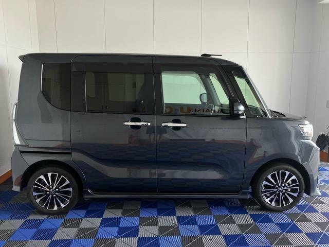 タントカスタムＲＳ　エコアイドル非装着車両側電動スライドドア・ディスプレイオーディオ・ＥＴＣ・パノラマモニター・プッシュボタンスタート・ステアリングスイッチ・オートエアコン・キーフリー・アルミホイール・シートヒーター・パワーウィンドウ（佐賀県）の中古車