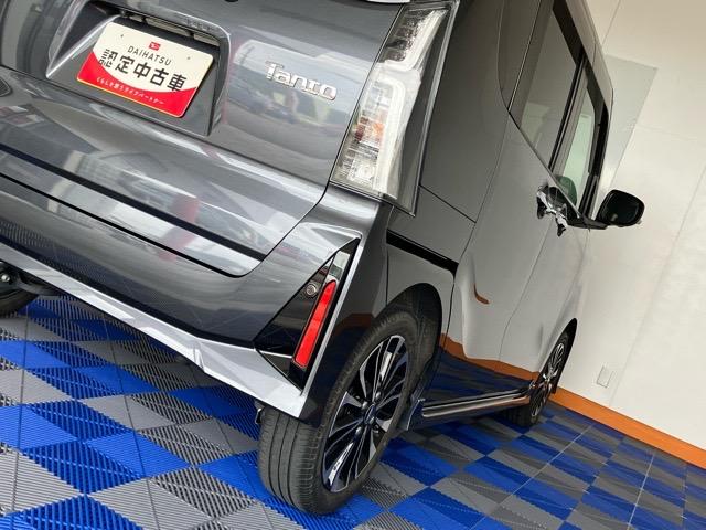 タントカスタムＲＳ　エコアイドル非装着車両側電動スライドドア・ディスプレイオーディオ・ＥＴＣ・パノラマモニター・プッシュボタンスタート・ステアリングスイッチ・オートエアコン・キーフリー・アルミホイール・シートヒーター・パワーウィンドウ（佐賀県）の中古車