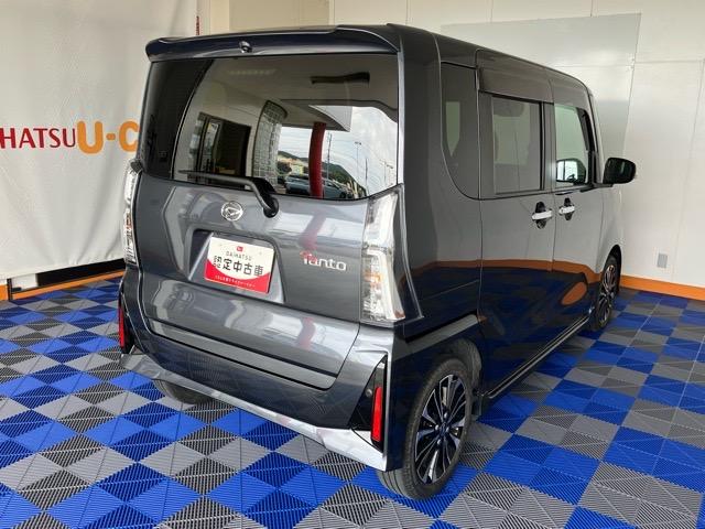 タントカスタムＲＳ　エコアイドル非装着車両側電動スライドドア・ディスプレイオーディオ・ＥＴＣ・パノラマモニター・プッシュボタンスタート・ステアリングスイッチ・オートエアコン・キーフリー・アルミホイール・シートヒーター・パワーウィンドウ（佐賀県）の中古車
