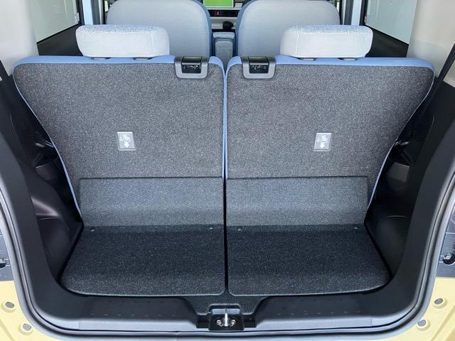 ムーヴキャンバスストライプスＸ　エコアイドル非装着車両側電動スライドドア・プッシュボタンスタート・ステアリングスイッチ・オートエアコン・キーフリーシステム・全周囲カメラ対応・パワーウィンドウ（佐賀県）の中古車