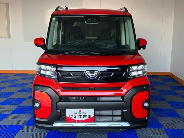 タントファンクロスターボ　エコアイドル非装着車両側電動スライドドア・ディスプレイオーディオ・ＥＴＣ・パノラマモニター・プッシュボタンスタート・ステアリングスイッチ・キーフリー・アルミホイール・コーナーセンサー・シートヒーター・パワーウィンドウ（佐賀県）の中古車