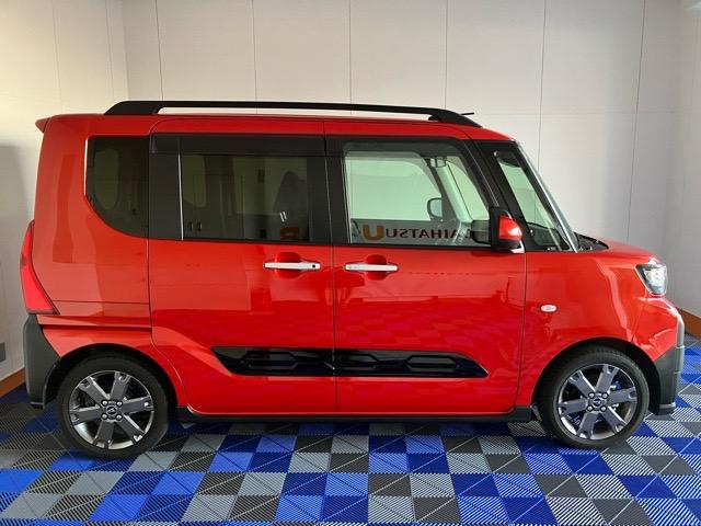 タントファンクロスターボ　エコアイドル非装着車両側電動スライドドア・ディスプレイオーディオ・ＥＴＣ・パノラマモニター・プッシュボタンスタート・ステアリングスイッチ・キーフリー・アルミホイール・コーナーセンサー・シートヒーター・パワーウィンドウ（佐賀県）の中古車