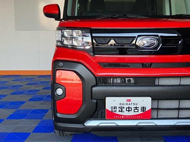 タントファンクロスターボ　エコアイドル非装着車両側電動スライドドア・ディスプレイオーディオ・ＥＴＣ・パノラマモニター・プッシュボタンスタート・ステアリングスイッチ・キーフリー・アルミホイール・コーナーセンサー・シートヒーター・パワーウィンドウ（佐賀県）の中古車