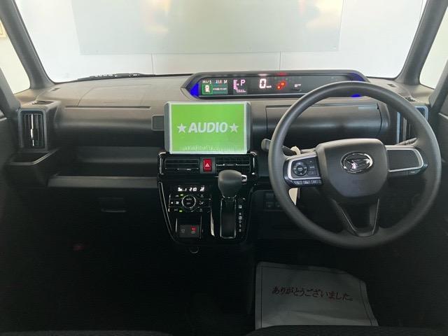 タントカスタムＸ　エコアイドル非装着車両側電動スライドドア・プッシュボタンスタート・ステアリングスイッチ・オートエアコン・キーフリーシステム・シートヒーター・コーナーセンサー・全周囲カメラ対応・アルミホイール・パワーウィンドウ（佐賀県）の中古車
