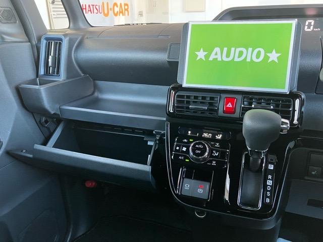 タントカスタムＸ　エコアイドル非装着車両側電動スライドドア・プッシュボタンスタート・ステアリングスイッチ・オートエアコン・キーフリーシステム・シートヒーター・コーナーセンサー・全周囲カメラ対応・アルミホイール・パワーウィンドウ（佐賀県）の中古車