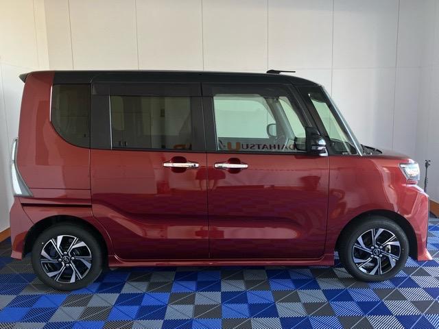 タントカスタムＸ　エコアイドル非装着車両側電動スライドドア・プッシュボタンスタート・ステアリングスイッチ・オートエアコン・キーフリーシステム・シートヒーター・コーナーセンサー・全周囲カメラ対応・アルミホイール・パワーウィンドウ（佐賀県）の中古車
