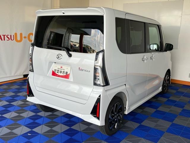 タントカスタムＸ両側電動スライドドア・プッシュボタンスタート・ステアリングスイッチ・オートエアコン・キーフリーシステム・シートヒーター・バックカメラ対応・アルミホイール・パワーウィンドウ（佐賀県）の中古車