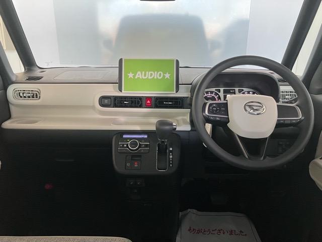 ムーヴキャンバスストライプスＧ両側電動スライドドア・プッシュボタンスタート・ステアリングスイッチ・オートエアコン・キーフリー・コーナーセンサー・ベンチシート・シートヒーター・パワーウィンドウ（佐賀県）の中古車