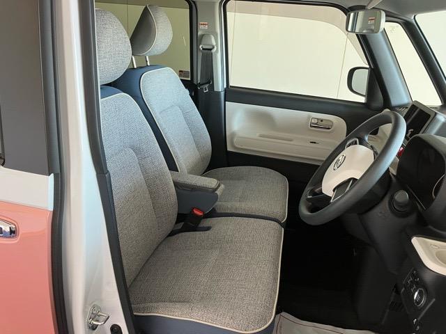 ムーヴキャンバスストライプスＧ両側電動スライドドア・プッシュボタンスタート・ステアリングスイッチ・オートエアコン・キーフリー・コーナーセンサー・ベンチシート・シートヒーター・パワーウィンドウ（佐賀県）の中古車