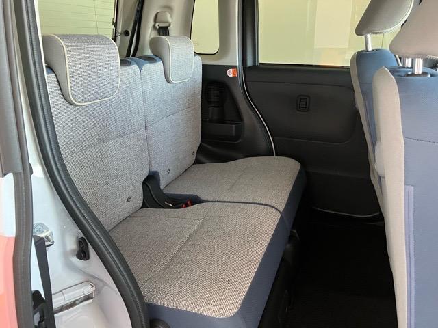 ムーヴキャンバスストライプスＧ両側電動スライドドア・プッシュボタンスタート・ステアリングスイッチ・オートエアコン・キーフリー・コーナーセンサー・ベンチシート・シートヒーター・パワーウィンドウ（佐賀県）の中古車