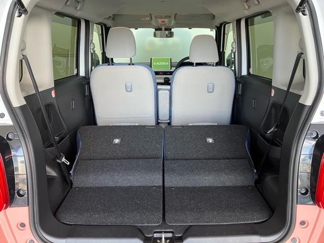 ムーヴキャンバスストライプスＧ両側電動スライドドア・プッシュボタンスタート・ステアリングスイッチ・オートエアコン・キーフリー・コーナーセンサー・ベンチシート・シートヒーター・パワーウィンドウ（佐賀県）の中古車