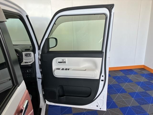 ムーヴキャンバスストライプスＧ両側電動スライドドア・プッシュボタンスタート・ステアリングスイッチ・オートエアコン・キーフリー・コーナーセンサー・ベンチシート・シートヒーター・パワーウィンドウ（佐賀県）の中古車