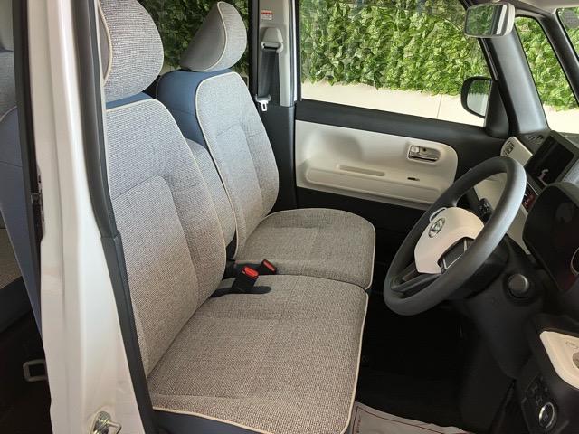 ムーヴキャンバスストライプスＧ両側電動スライドドア・プッシュボタンスタート・ステアリングスイッチ・オートエアコン・キーフリー・コーナーセンサー・ベンチシート・シートヒーター・パワーウィンドウ（佐賀県）の中古車