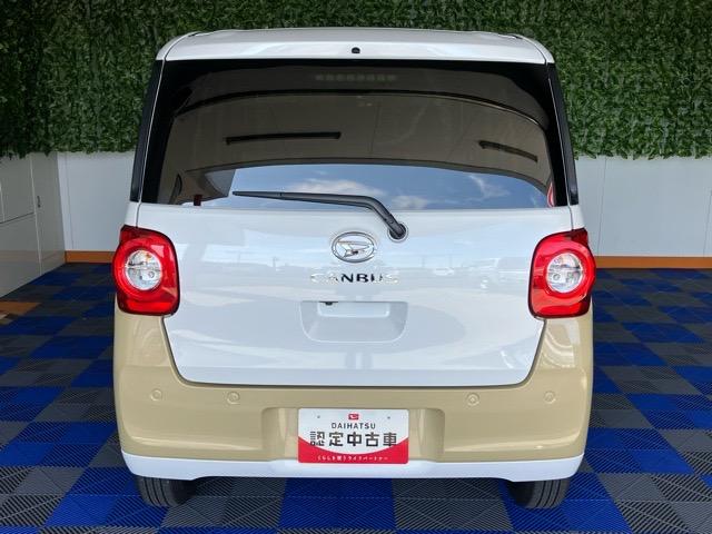 ムーヴキャンバスストライプスＧ両側電動スライドドア・プッシュボタンスタート・ステアリングスイッチ・オートエアコン・キーフリー・コーナーセンサー・ベンチシート・シートヒーター・パワーウィンドウ（佐賀県）の中古車