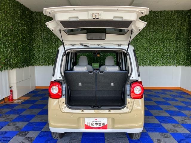 ムーヴキャンバスストライプスＧ両側電動スライドドア・プッシュボタンスタート・ステアリングスイッチ・オートエアコン・キーフリー・コーナーセンサー・ベンチシート・シートヒーター・パワーウィンドウ（佐賀県）の中古車