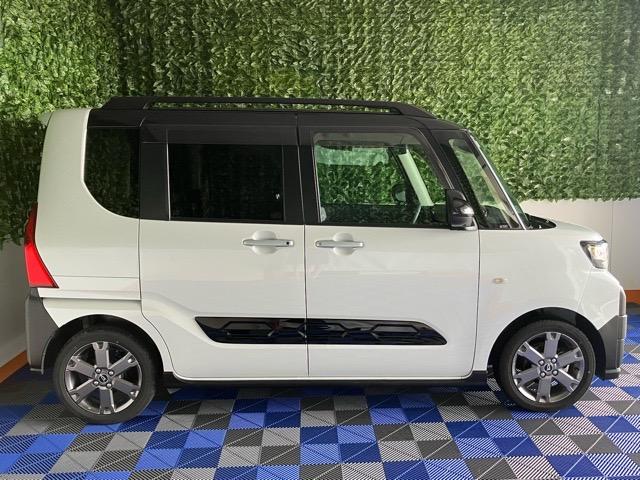 タントファンクロスターボ　エコアイドル非装着車両側電動スライドドア・ディスプレイオーディオ・パノラマモニター・ＥＴＣ・プッシュボタンスタート・ステアリングスイッチ・オートエアコン・シートヒーター・アルミホイール・パワーウィンドウ（佐賀県）の中古車