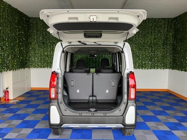 タントファンクロスターボ　エコアイドル非装着車両側電動スライドドア・ディスプレイオーディオ・パノラマモニター・ＥＴＣ・プッシュボタンスタート・ステアリングスイッチ・オートエアコン・シートヒーター・アルミホイール・パワーウィンドウ（佐賀県）の中古車