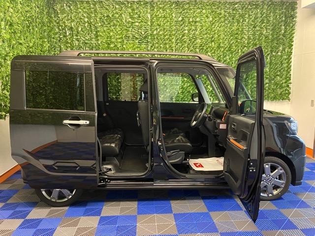 タントファンクロスターボ両側電動スライドドア・ＥＴＣ・プッシュボタンスタート・ステアリングスイッチ・キーフリー・アルミホイール・コーナーセンサー・シートヒーター・バックカメラ対応・パワーウィンドウ（佐賀県）の中古車