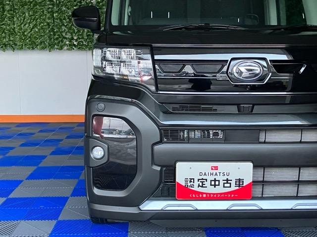 タントファンクロスターボ両側電動スライドドア・ＥＴＣ・プッシュボタンスタート・ステアリングスイッチ・キーフリー・アルミホイール・コーナーセンサー・シートヒーター・バックカメラ対応・パワーウィンドウ（佐賀県）の中古車