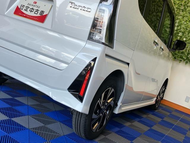 タントカスタムＸ両側電動スライドドア・プッシュボタンスタート・ステアリングスイッチ・オートエアコン・キーフリーシステム・シートヒーター・全周囲カメラ対応・コーナーセンサー・アルミホイール・パワーウィンドウ（佐賀県）の中古車